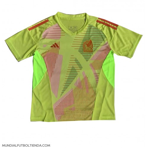 Camiseta México Portero Primera Equipación Replica Copa America 2024 mangas cortas